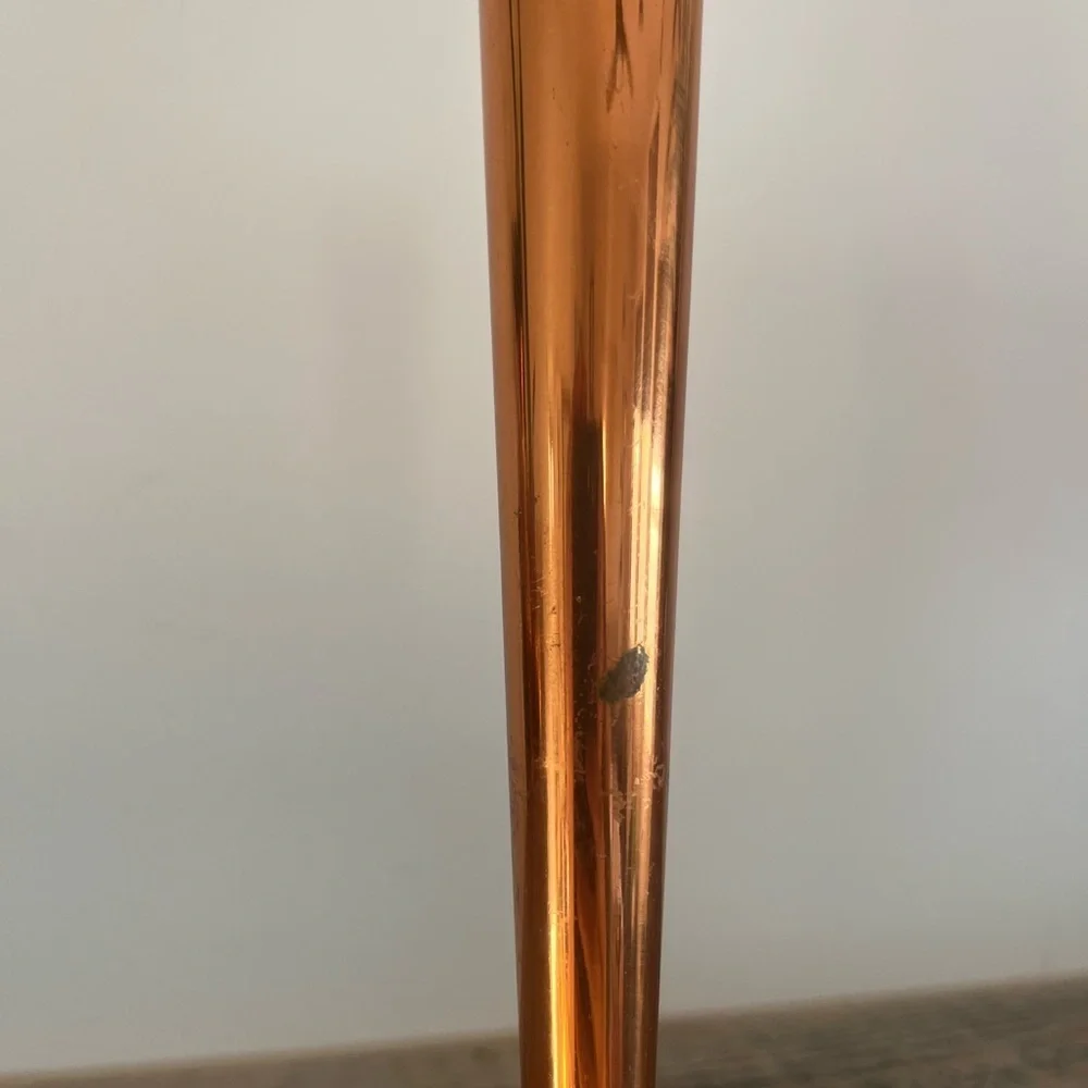 Elegant Copper Bud Vase